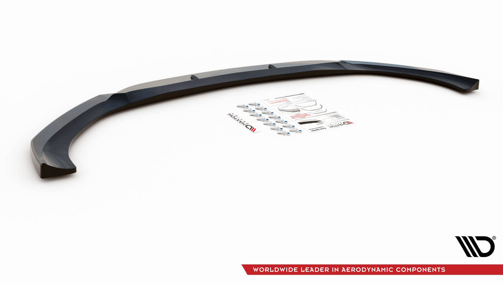 Maxton Design Street+ Spoilerlippe Front Ansatz V.1 passend für Mercedes-AMG CLS 53 C257 schwarz Hochglanz