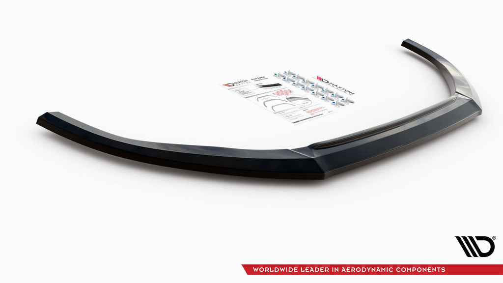 Maxton Design Front diffusor V.1 Audi S3 / A3 S-Line 8V Limousine / Cabrio schwarz Hochglanz für Audi A3