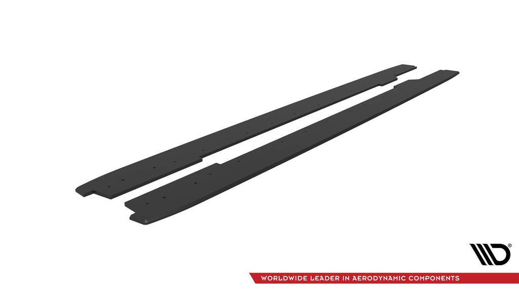 Maxton Design Street Pro Street+ Seitenschweller Leisten passend für Audi A5 / A5 S-Line / S5 Coupe / Cabrio 8T / 8T Facelift