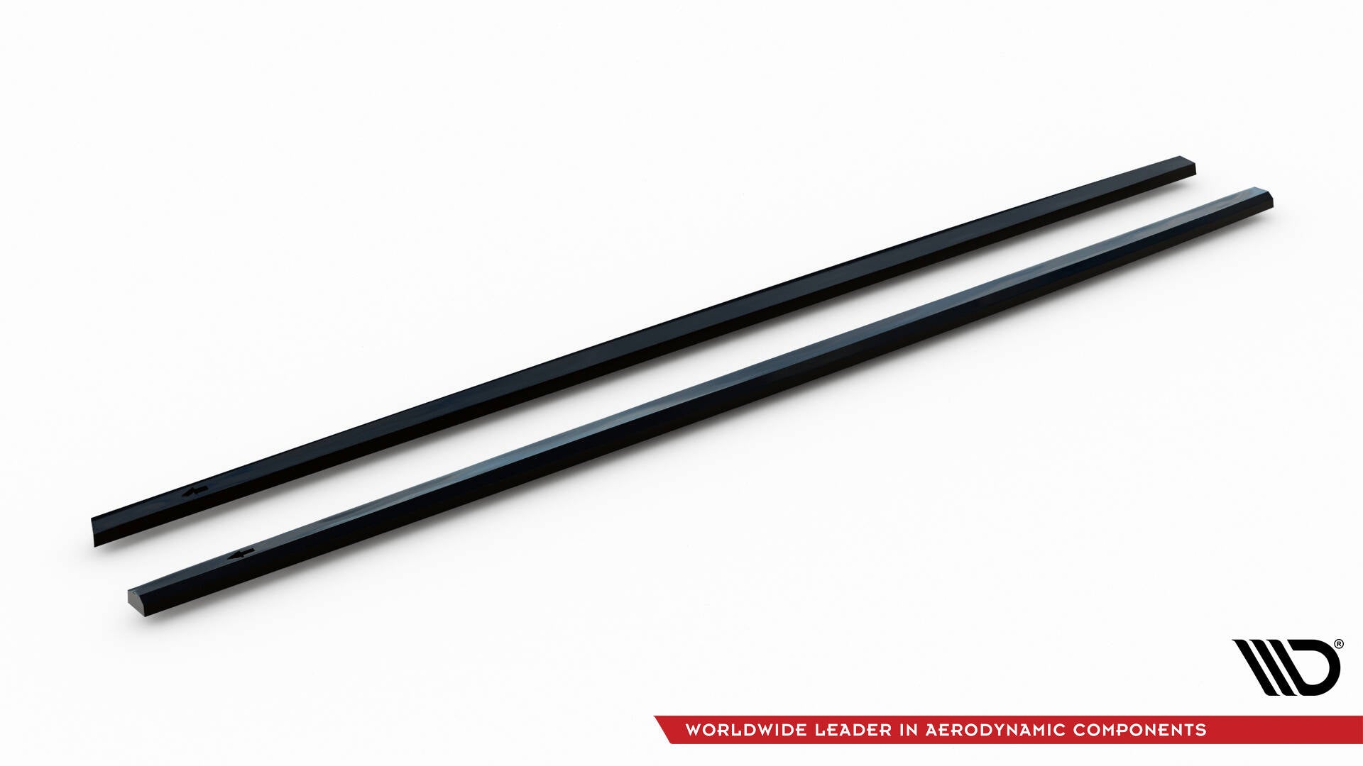 Maxton Design Street+ Seitenschweller Leisten passend für VW Jetta GLI Mk7 Facelift 2 schwarz Hochglanz