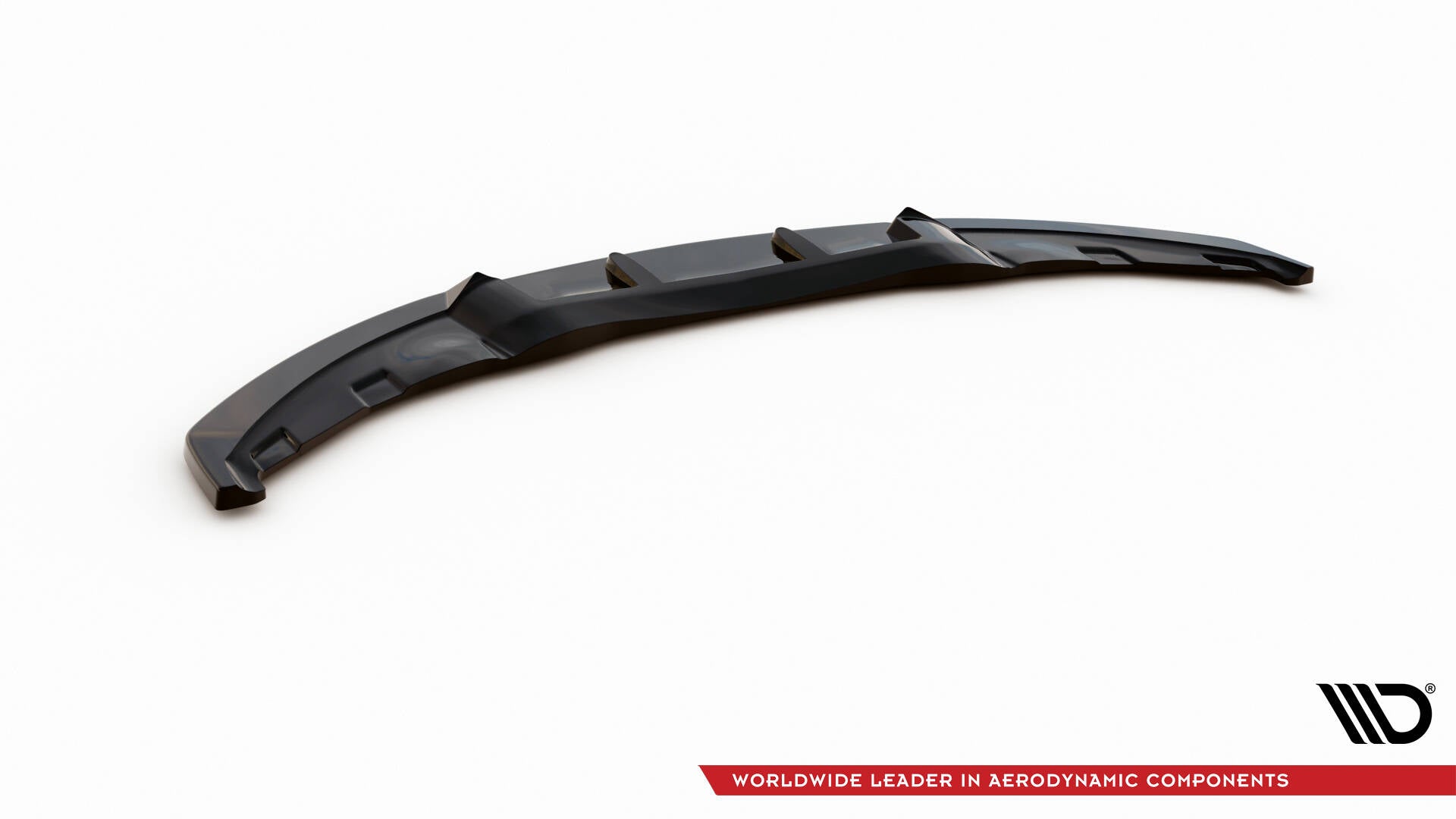 Maxton Design Street+ Spoilerlippe Front Ansatz V.3 passend für BMW 1er E81 Facelift schwarz Hochglanz