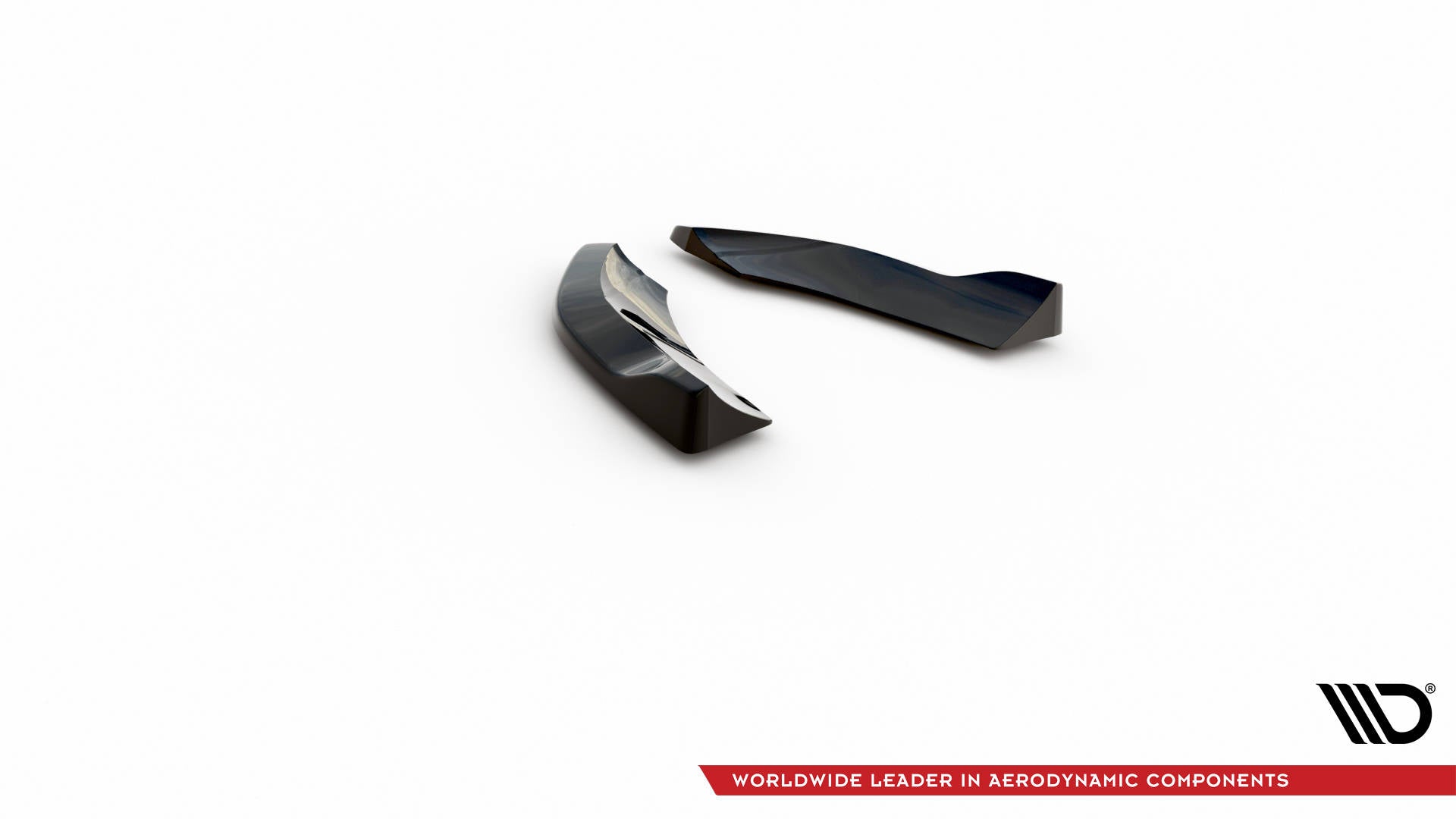 Maxton Design Heck Ansatz Flaps Diffusor V.2 passend für Mini Cooper Clubman John Cooper Works F54 Facelift schwarz Hochglanz