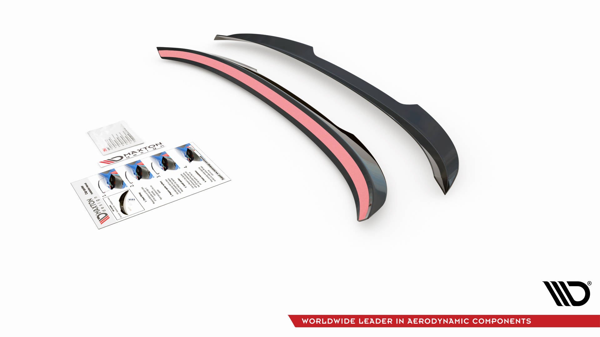 Maxton Design Spoiler CAP passend für BMW X1 M-Paket F48 schwarz Hochglanz