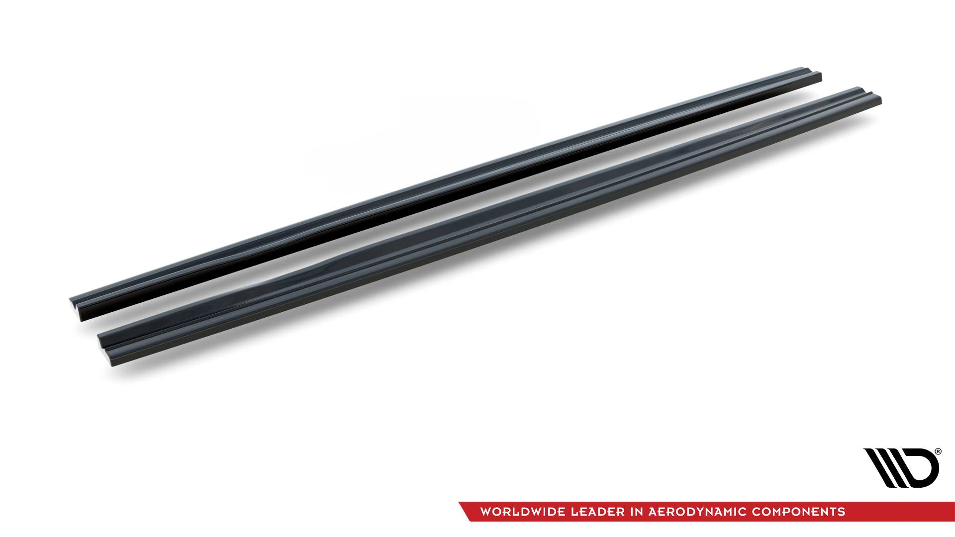 Maxton Design Street+ Seitenschweller Leisten passend für SEAT LEON MK2 CUPRA / FR schwarz Hochglanz