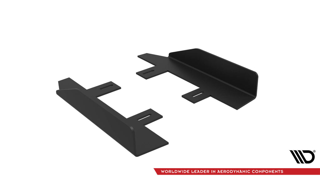 Maxton Design Seitenschweller Flaps passend für Mercedes-AMG A35 W177 Facelift schwarz Hochglanz
