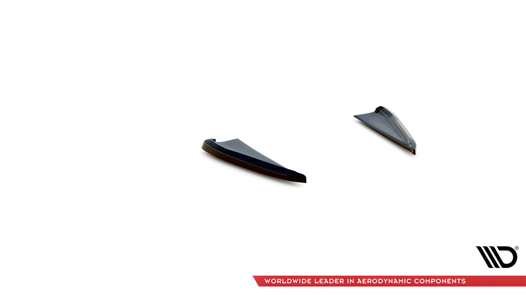 Maxton Design Heck Ansatz Flaps Diffusor V.2 passend für Tesla Model 3 schwarz Hochglanz