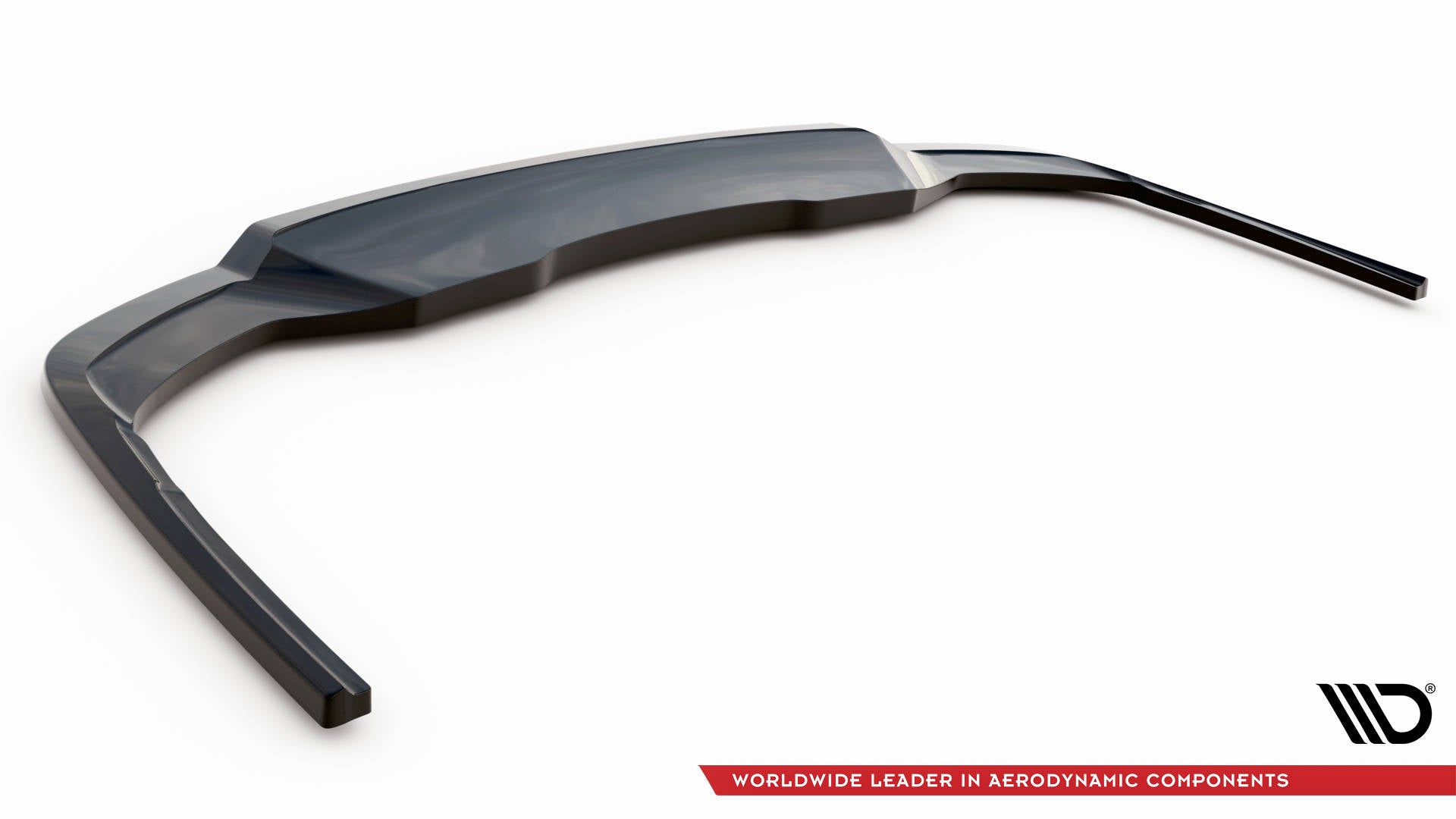 Maxton Design Street+ Mittlerer Diffusor RACE passend für V.1 Audi A4 S-Line B9 Facelift schwarz Hochglanz