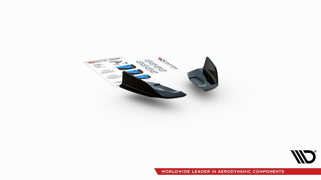 Maxton Design Heck Ansatz Flaps Diffusor passend für Ford Fiesta 7 ST Facelift