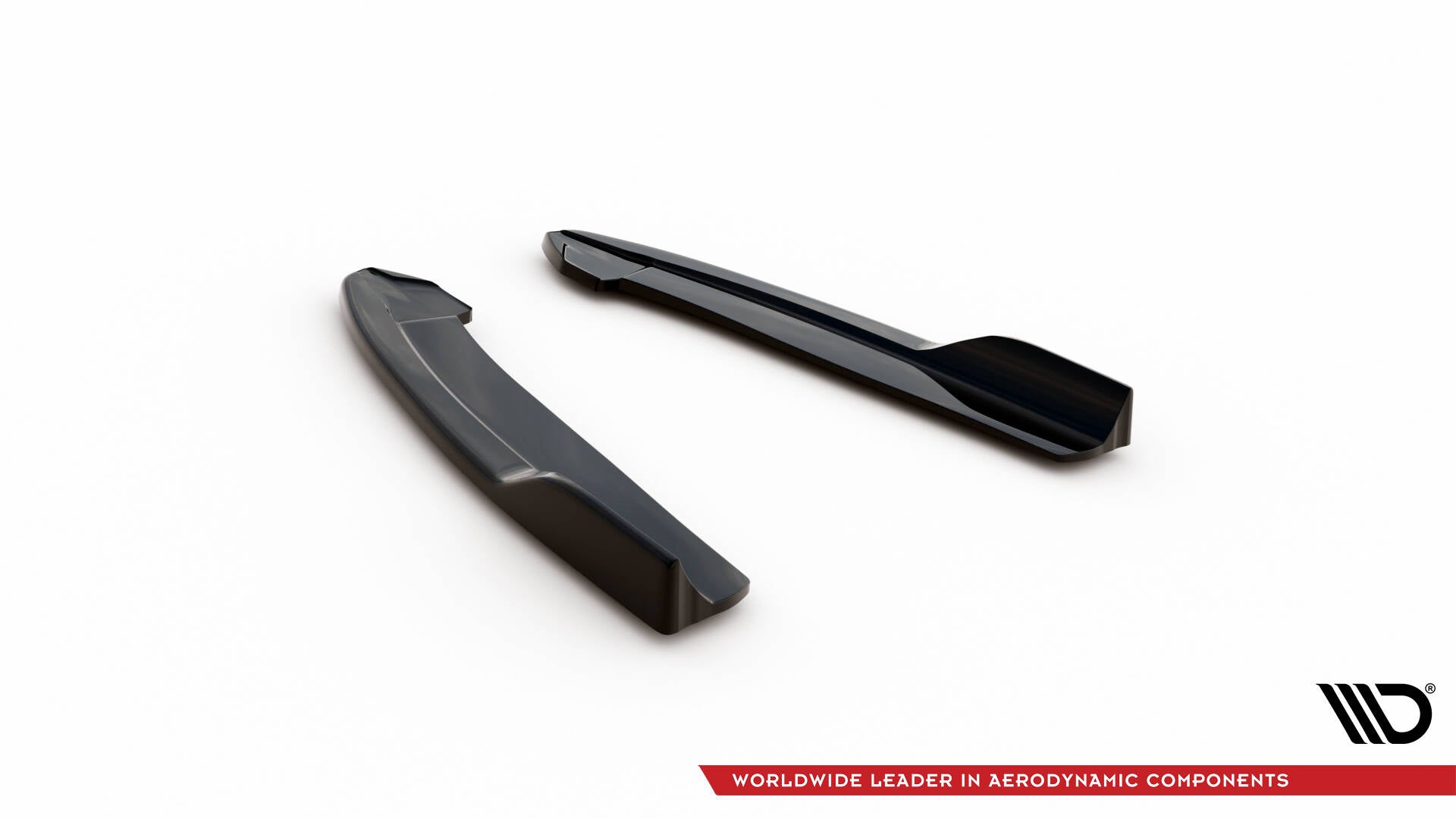 Maxton Design Heck Ansatz Flaps Diffusor V.8 passend für Ford Focus Kombi ST Mk4 schwarz Hochglanz