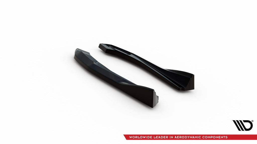 Maxton Design Heck Ansatz Flaps Diffusor V.2 passend für BMW M440i Gran Coupe G26 schwarz Hochglanz