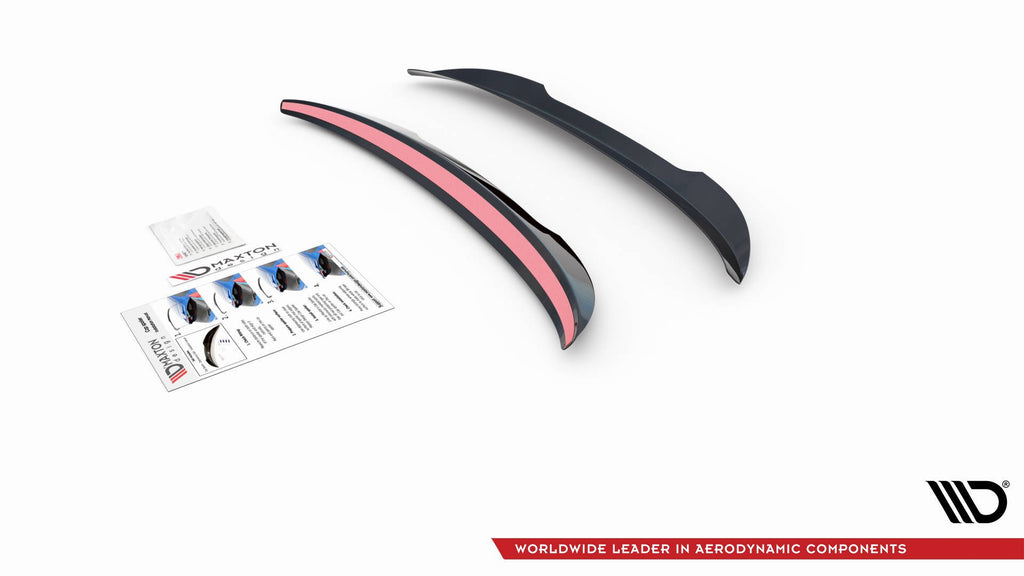 Maxton Design Spoiler CAP passend für Mini Cooper / One R50 schwarz Hochglanz