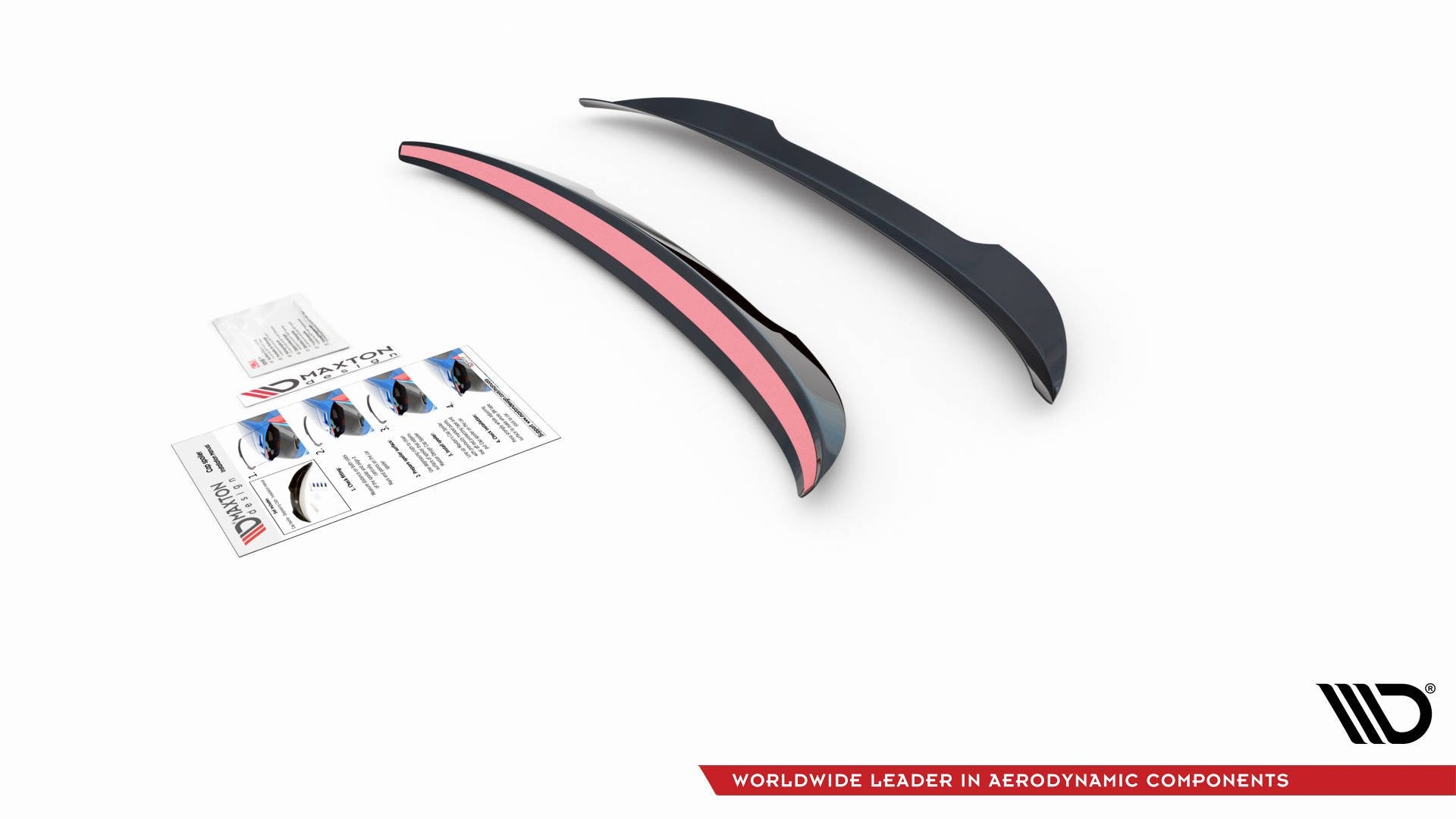 Maxton Design Spoiler CAP passend für Mini Cooper / One R50 schwarz Hochglanz