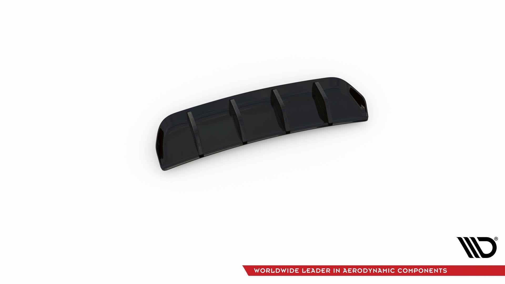 Maxton Design Diffusor Heck Ansatz passend für VW Tiguan R Mk2 Facelift schwarz Hochglanz