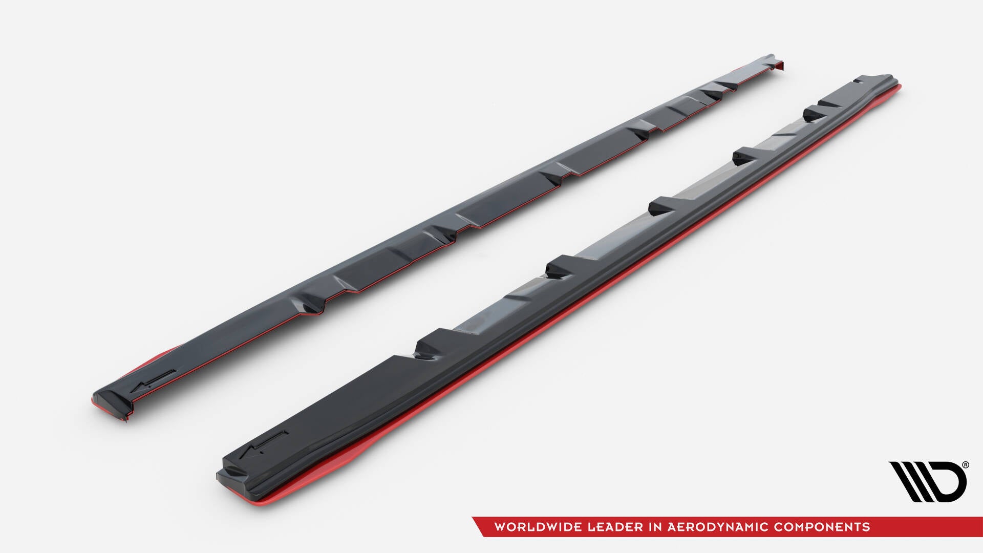 Maxton Design Street+ Seitenschweller Leisten V.2 passend für SUBARU WRX STI schwarz Hochglanz