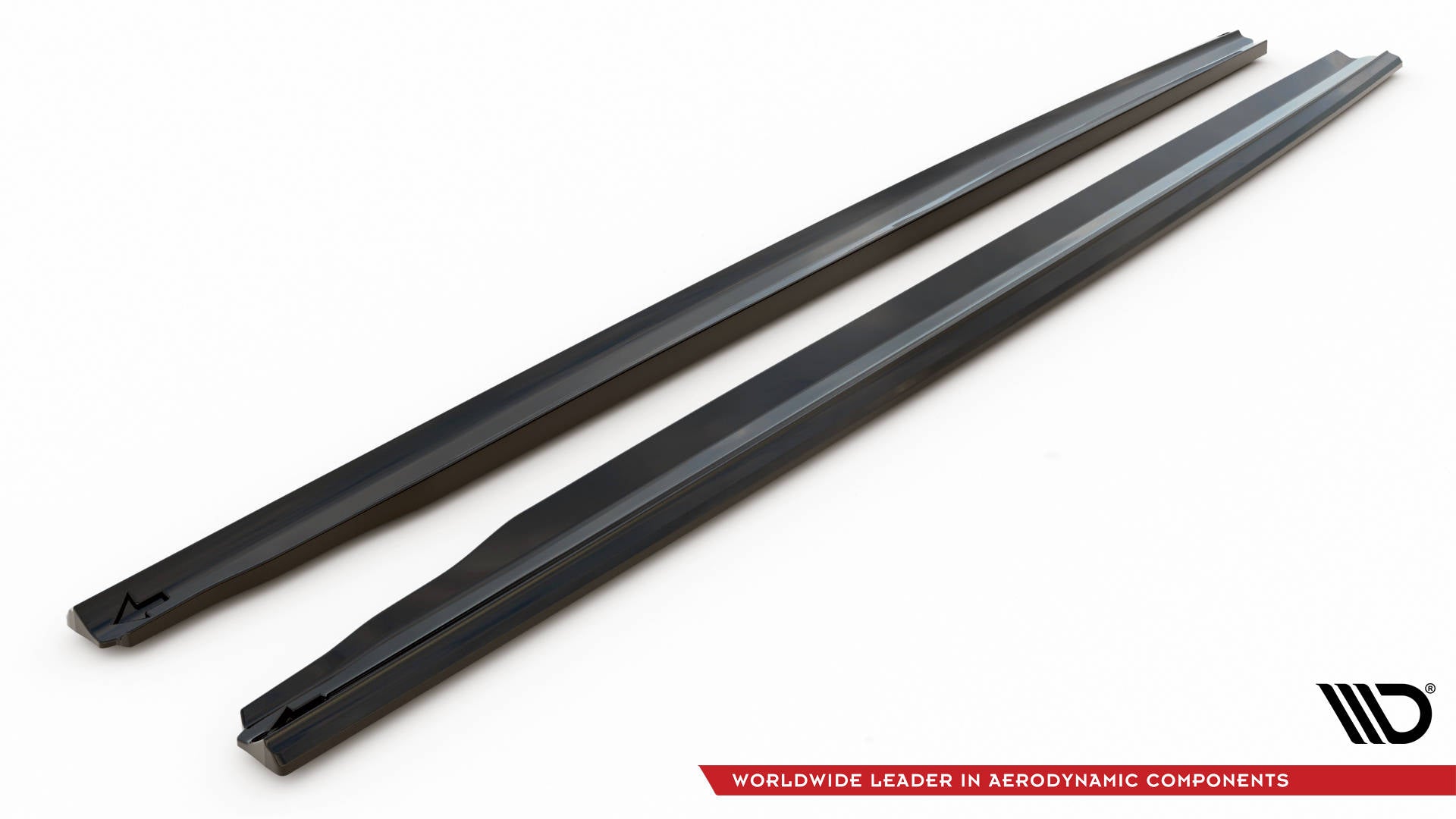 Maxton Design Street+ Seitenschweller Leisten passend für Mercedes-Benz S Long AMG-Line V223 schwarz Hochglanz