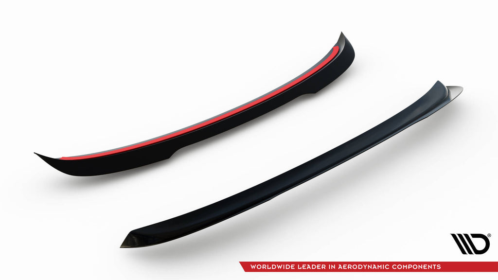 Maxton Design Spoiler CAP passend für Skoda Scala schwarz Hochglanz