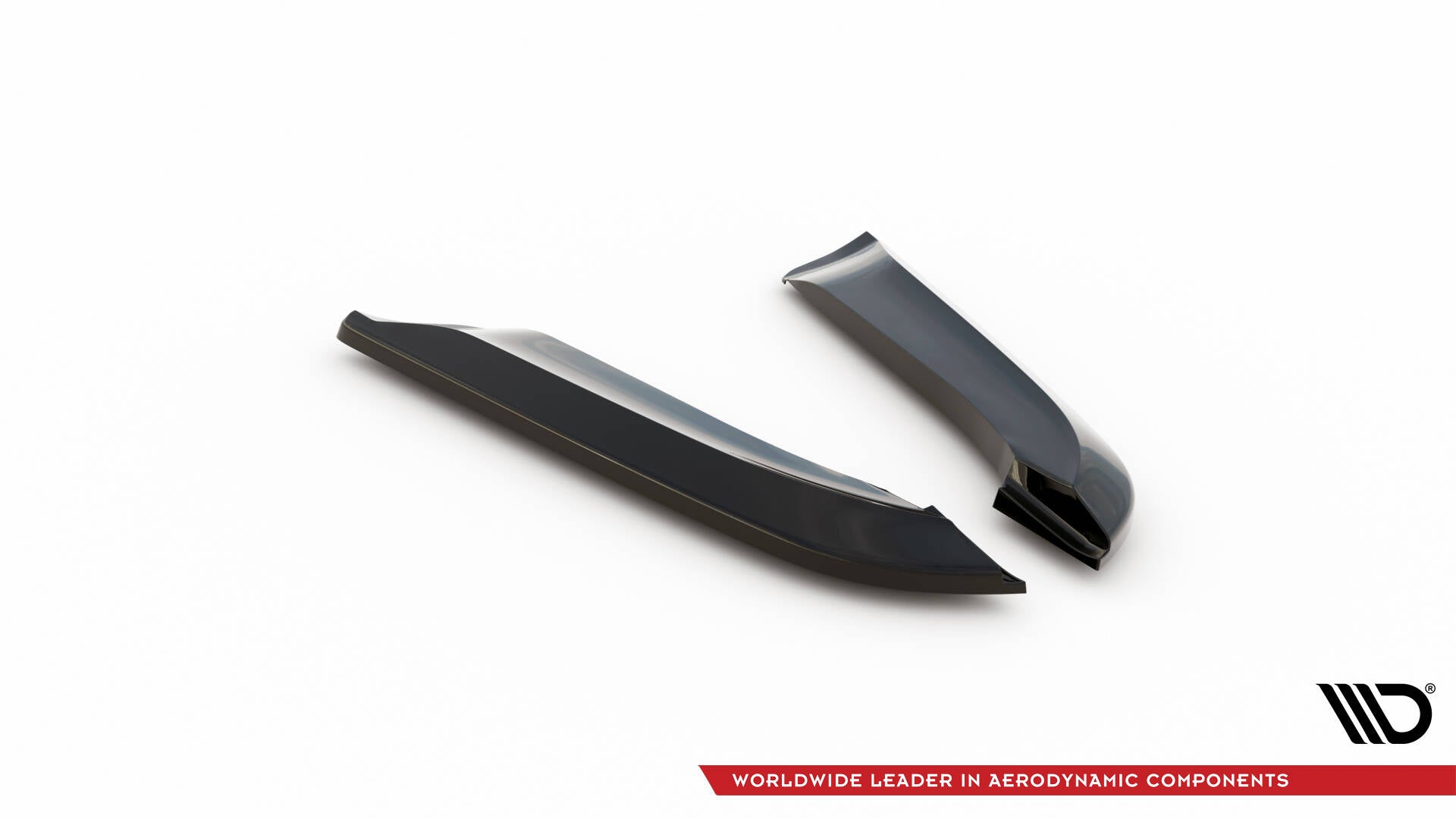 Maxton Design Heck Ansatz Flaps Diffusor V.2 passend für Audi RS4 Limousine B7 schwarz Hochglanz