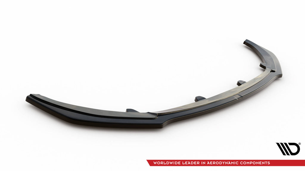 Maxton Design Street+ Spoilerlippe Front Ansatz V.1 passend für Kia Stinger GT / GT-Line / Standard Mk1 schwarz Hochglanz