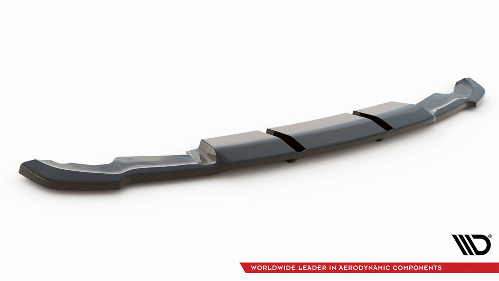 Maxton Design Street+ Mittlerer Diffusor RACE passend für Renault Clio RS Mk4 schwarz Hochglanz