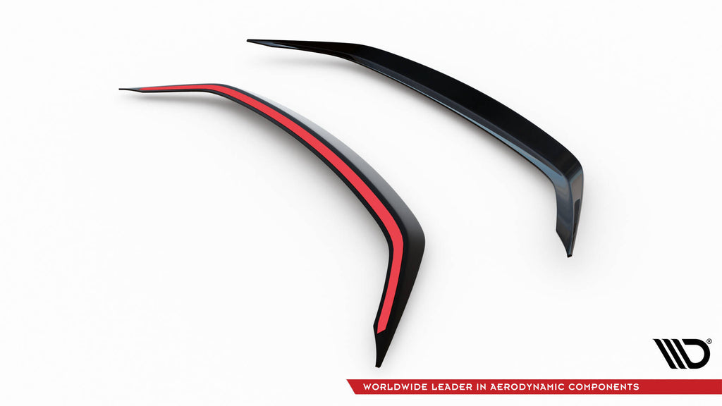 Maxton Design Spoiler CAP passend für Chevrolet Camaro SS Mk6 Facelift schwarz Hochglanz