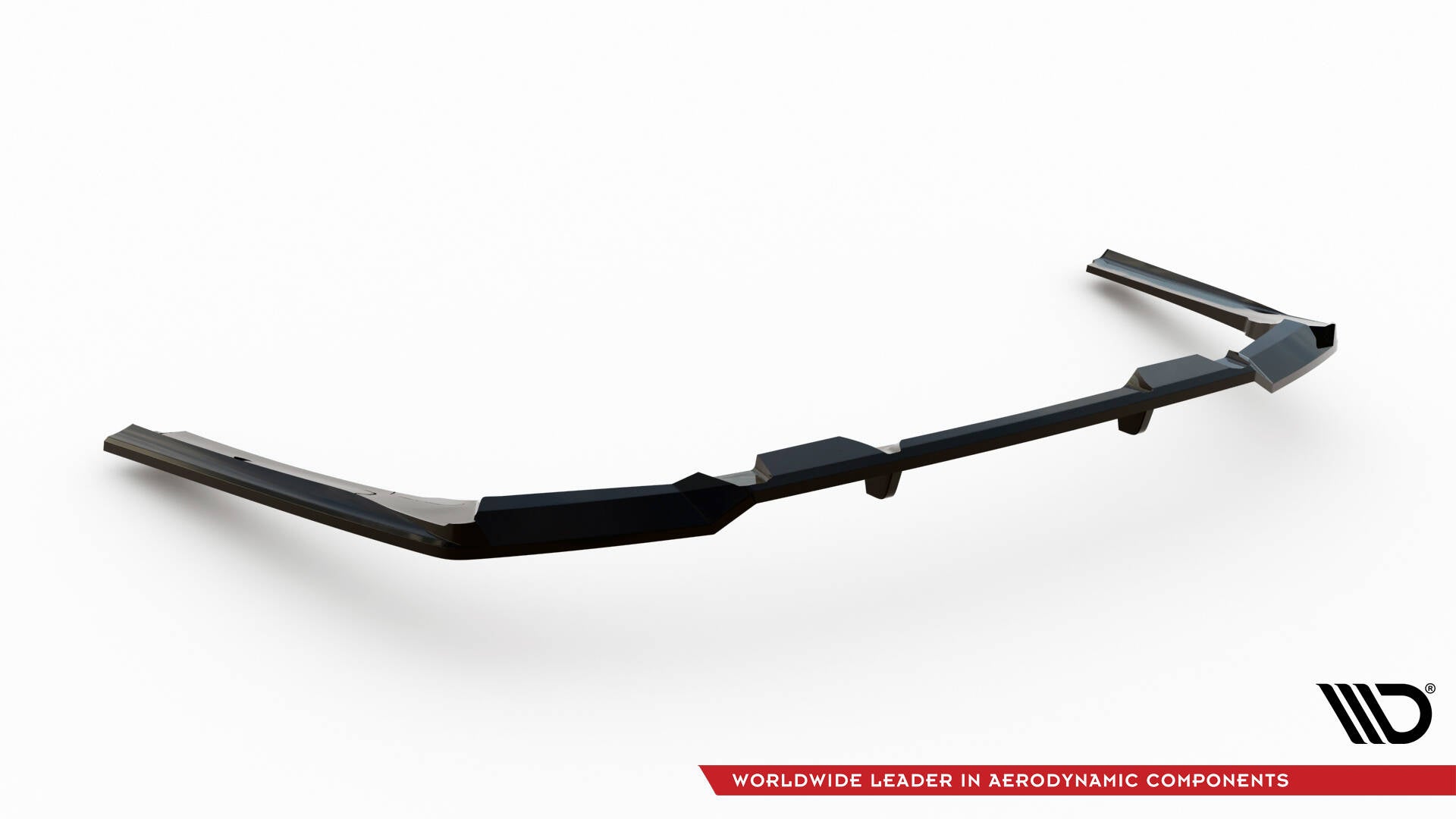 Maxton Design Street+ Mittlerer Diffusor RACE V.2 passend für BMW 5er / i5 M-Paket Limousine / Touring G60 / G61 schwarz Hochglanz