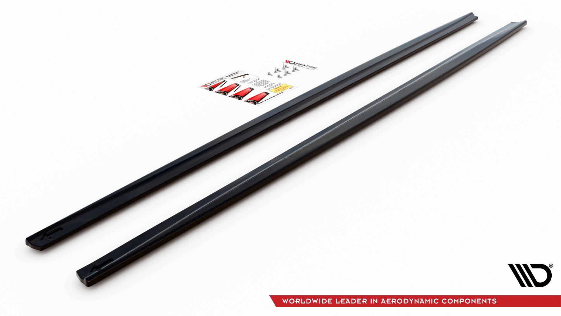 Maxton Design Street+ Seitenschweller Leisten passend für V.1 passend für BMW M5 F90 Facelift schwarz Hochglanz