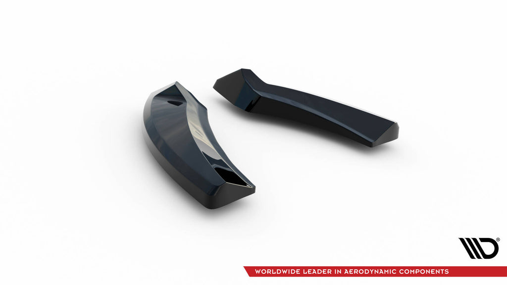 Maxton Design Heck Ansatz Flaps Diffusor passend für Mazda 3 Mk4 schwarz Hochglanz