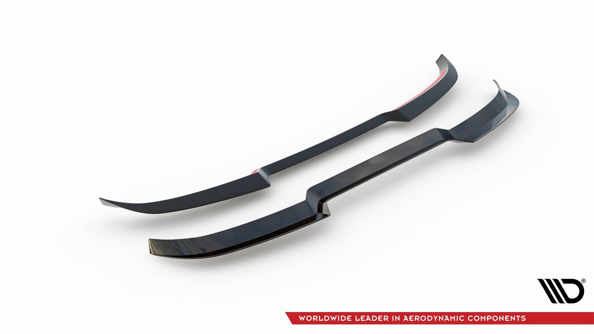 Maxton Design Spoiler CAP passend für Audi A4 Competition Avant B8 Facelift schwarz Hochglanz