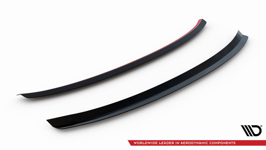 Maxton Design Spoiler CAP passend für Audi A8 D4 schwarz Hochglanz