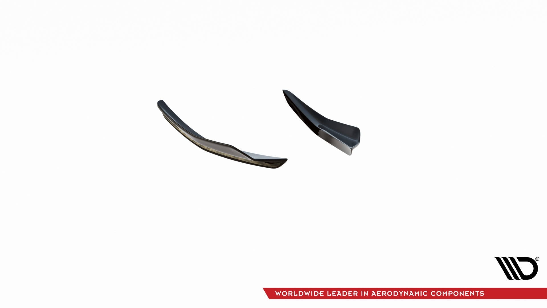 Maxton Design Stoßstangen Flaps Wings vorne Canards passend für VW Golf GTI Mk8