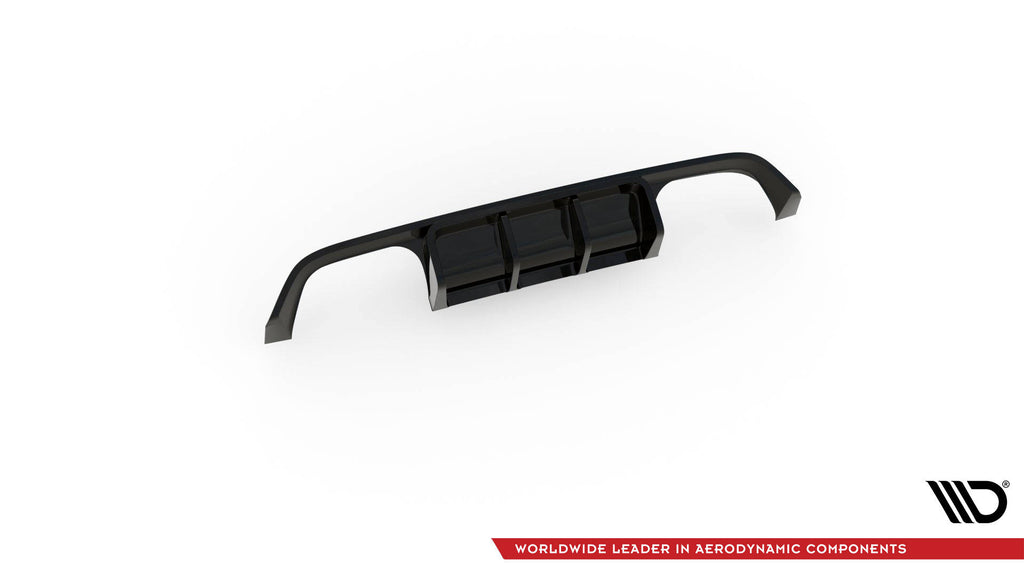 Maxton Design Diffusor Heck Ansatz passend für BMW M4 F82 schwarz Hochglanz