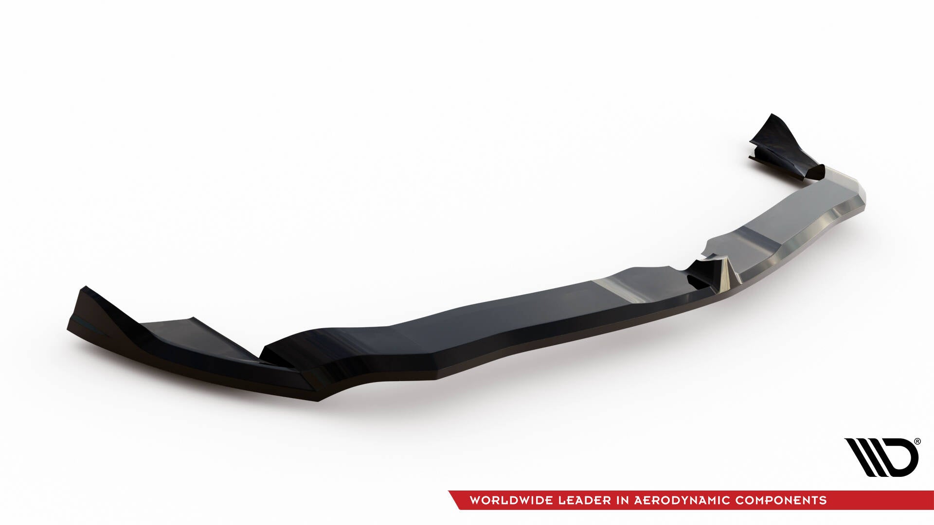 Maxton Design Street+ Spoilerlippe Front Ansatz passend für Alfa Romeo Giulia Quadrifoglio schwarz Hochglanz