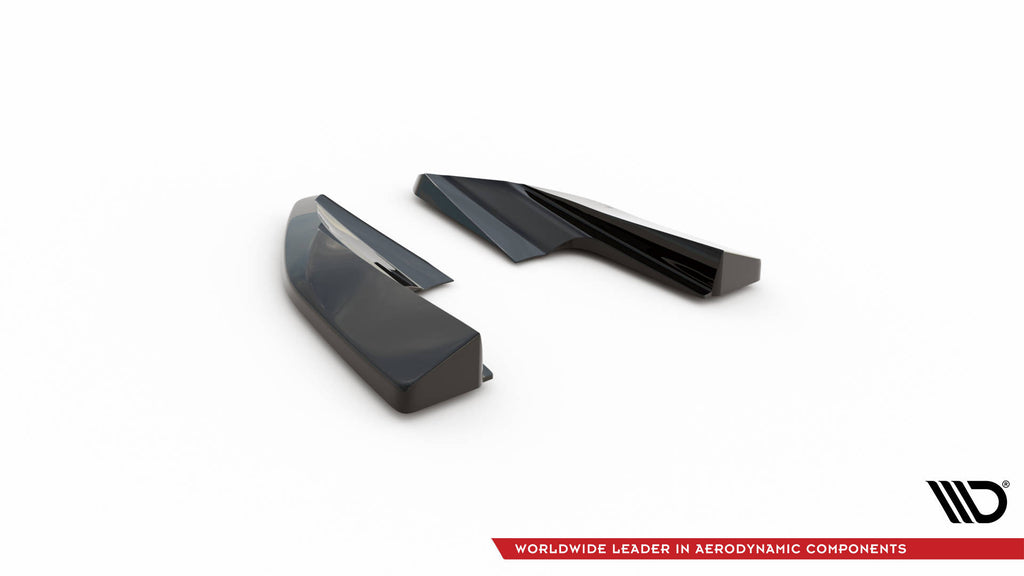 Maxton Design Heck Ansatz Flaps Diffusor V.2 passend für Audi e-Tron GT / RS GT Mk1 schwarz Hochglanz