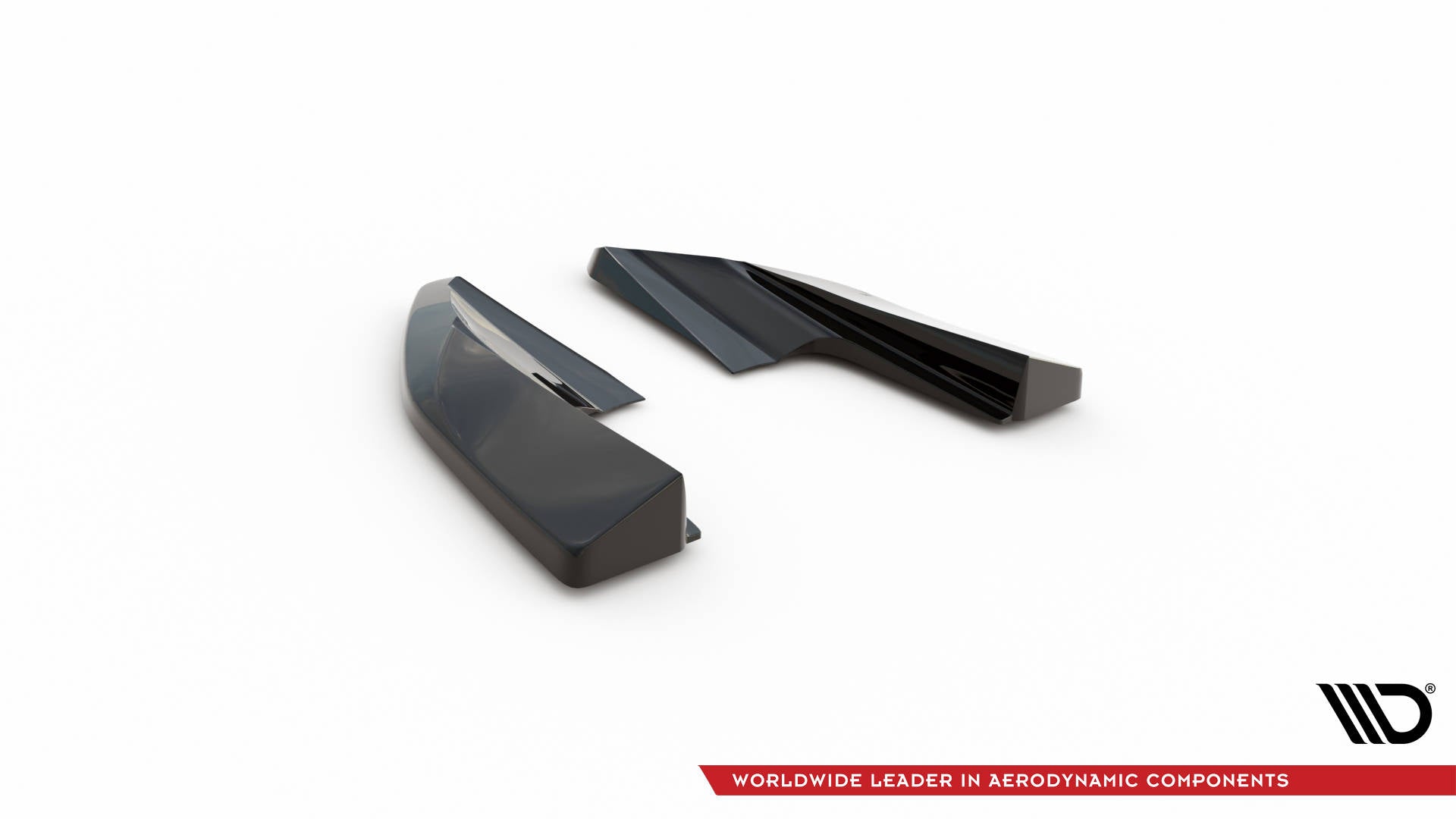 Maxton Design Heck Ansatz Flaps Diffusor V.2 passend für Audi e-Tron GT / RS GT Mk1 schwarz Hochglanz