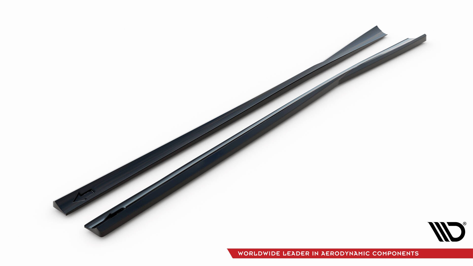 Maxton Design Street+ Seitenschweller Leisten passend für Mercedes-Benz E 55 AMG W211 schwarz Hochglanz