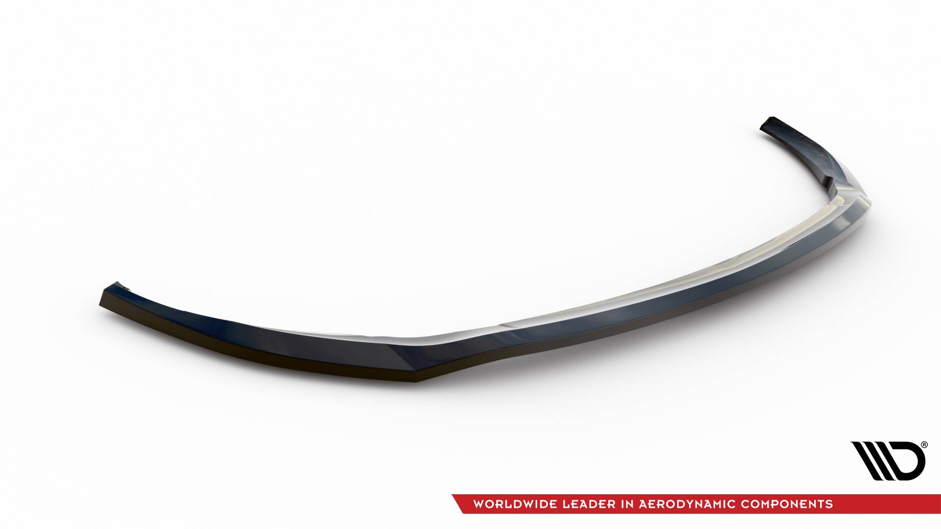 Maxton Design Street+ Spoilerlippe Front Ansatz V.1 passend für Mercedes-Benz C AMG Line Limousine / Coupe / Kombi W205 / C205 / S205 Facelift schwarz Hochglanz