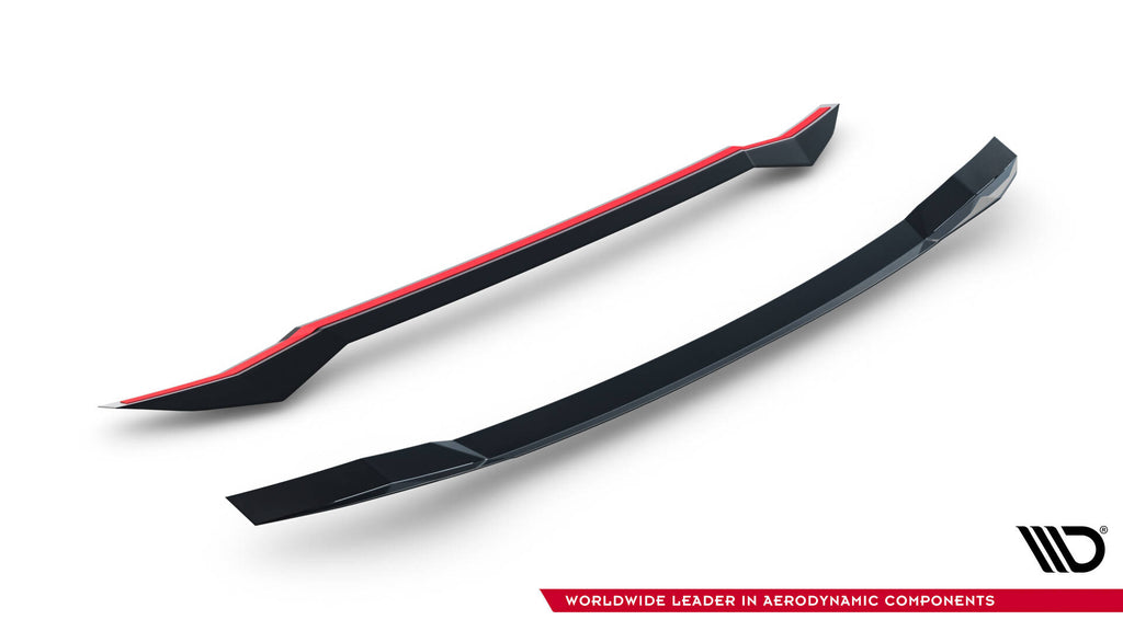 Maxton Design Spoiler CAP passend für Hyundai Elantra N Mk7 schwarz Hochglanz