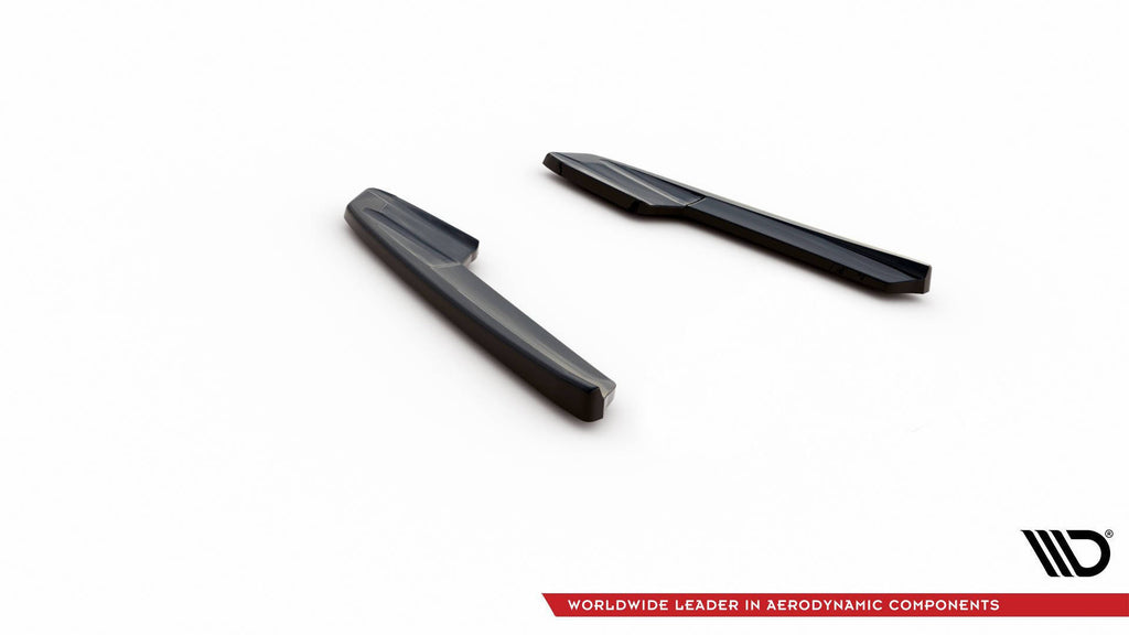 Maxton Design Heck Ansatz Flaps Diffusor V.2 passend für Audi RS6 C8 / C8 Facelift schwarz Hochglanz