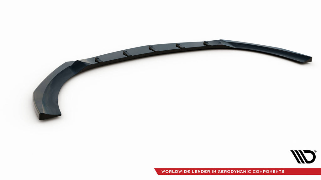 Maxton Design Street+ Spoilerlippe Front Ansatz V.1 passend für Mercedes-Benz CLA A35 AMG / AMG-Line C118 schwarz Hochglanz