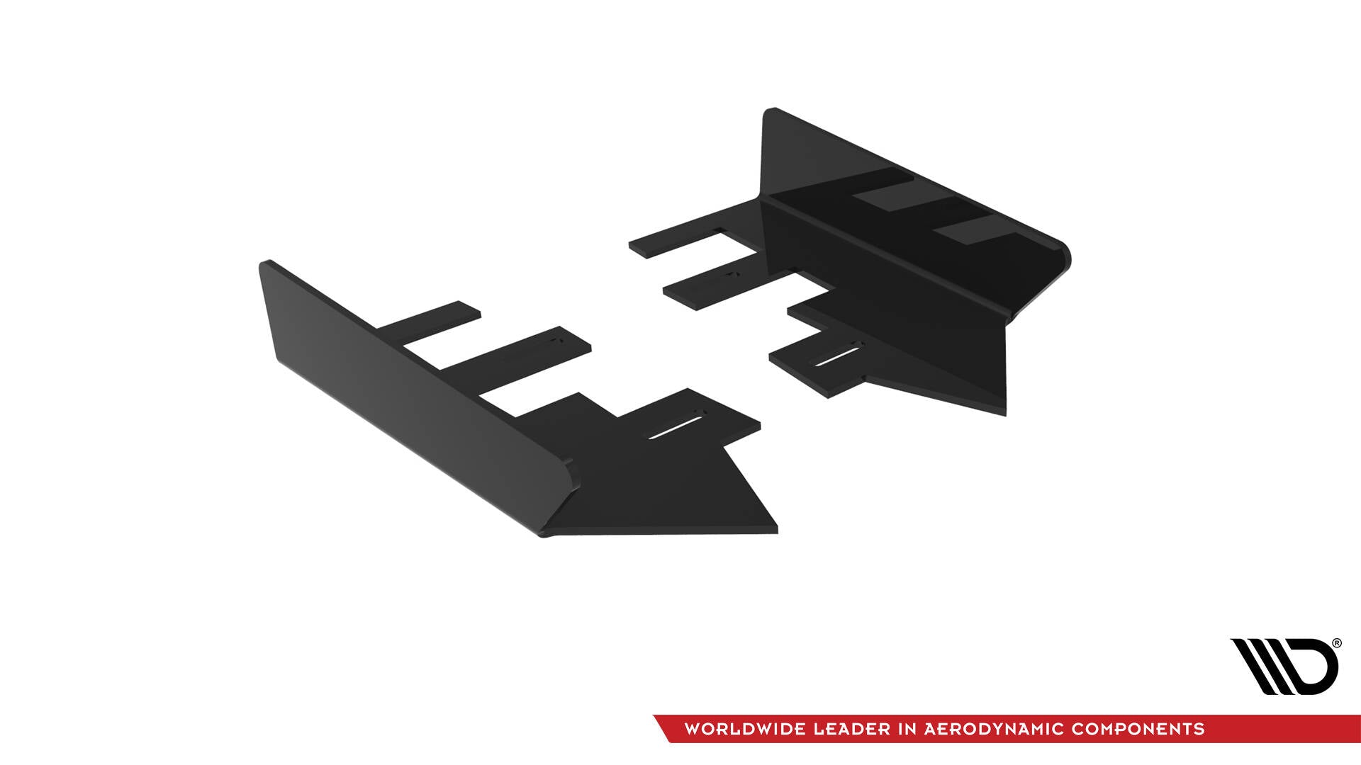 Maxton Design Hintere Seiten Flaps passend für Hyundai I30 Fastback N-Line Mk3 Facelift schwarz Hochglanz