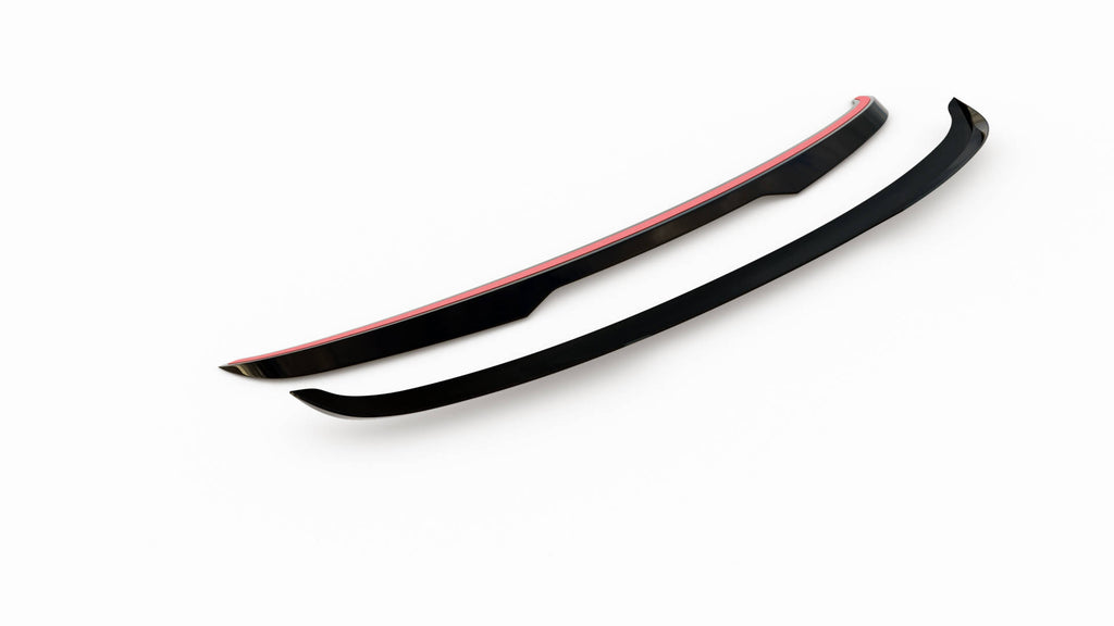 Maxton Design Spoiler CAP passend für Volvo S60 Standard / R-Design Mk2 schwarz Hochglanz