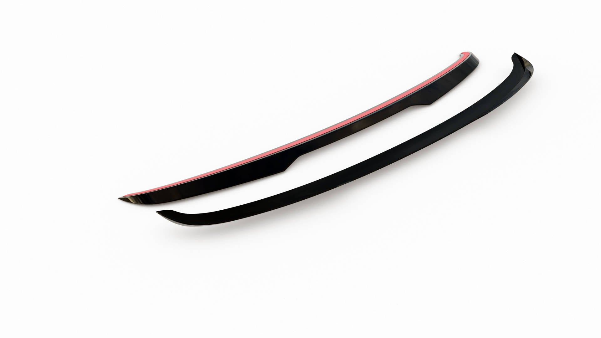 Maxton Design Spoiler CAP passend für Volvo S60 Standard / R-Design Mk2 schwarz Hochglanz