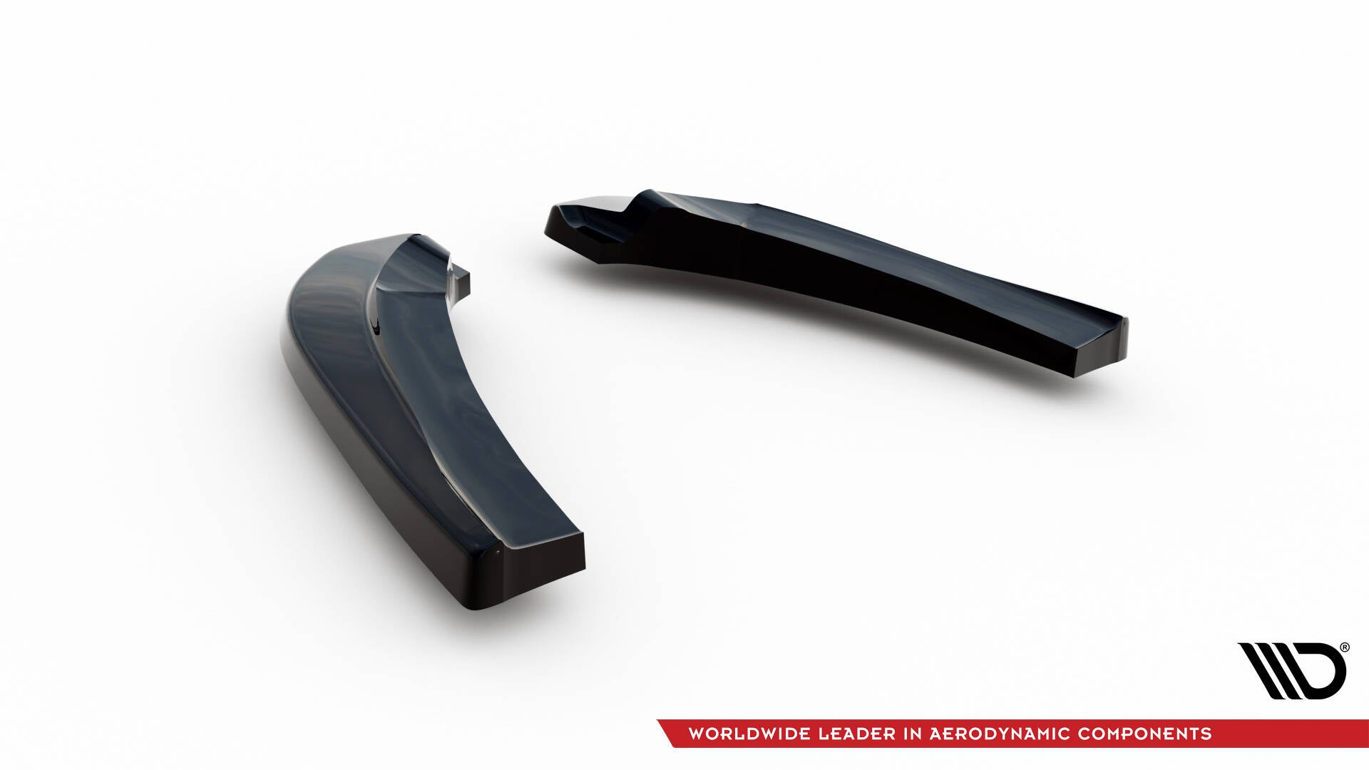 Maxton Design Heck Ansatz Flaps Diffusor passend für Kia Ceed GT Mk3 Facelift schwarz Hochglanz