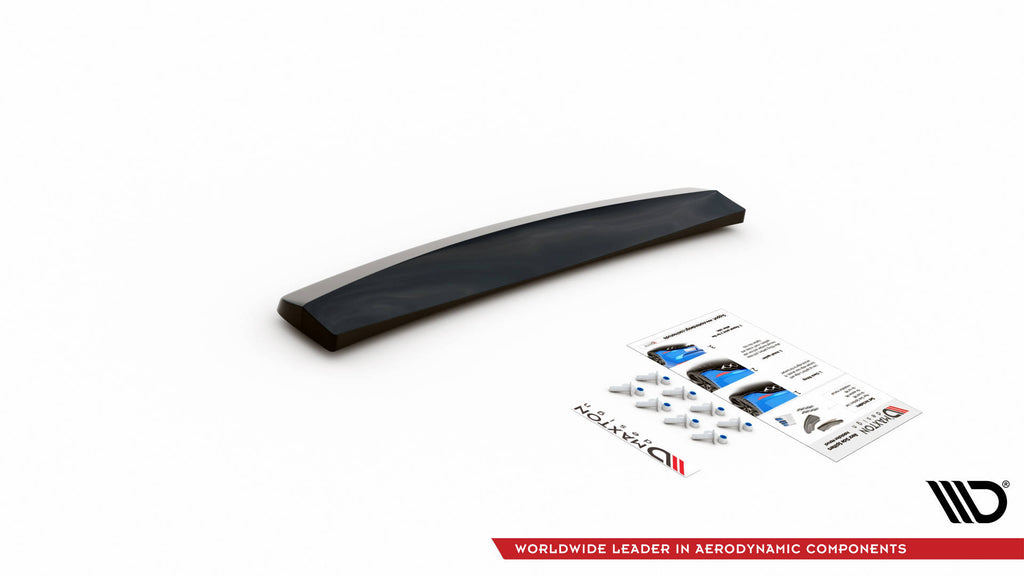 Maxton Design Heckansatz Seat Exeo schwarz Hochglanz für Seat Exeo Limousine