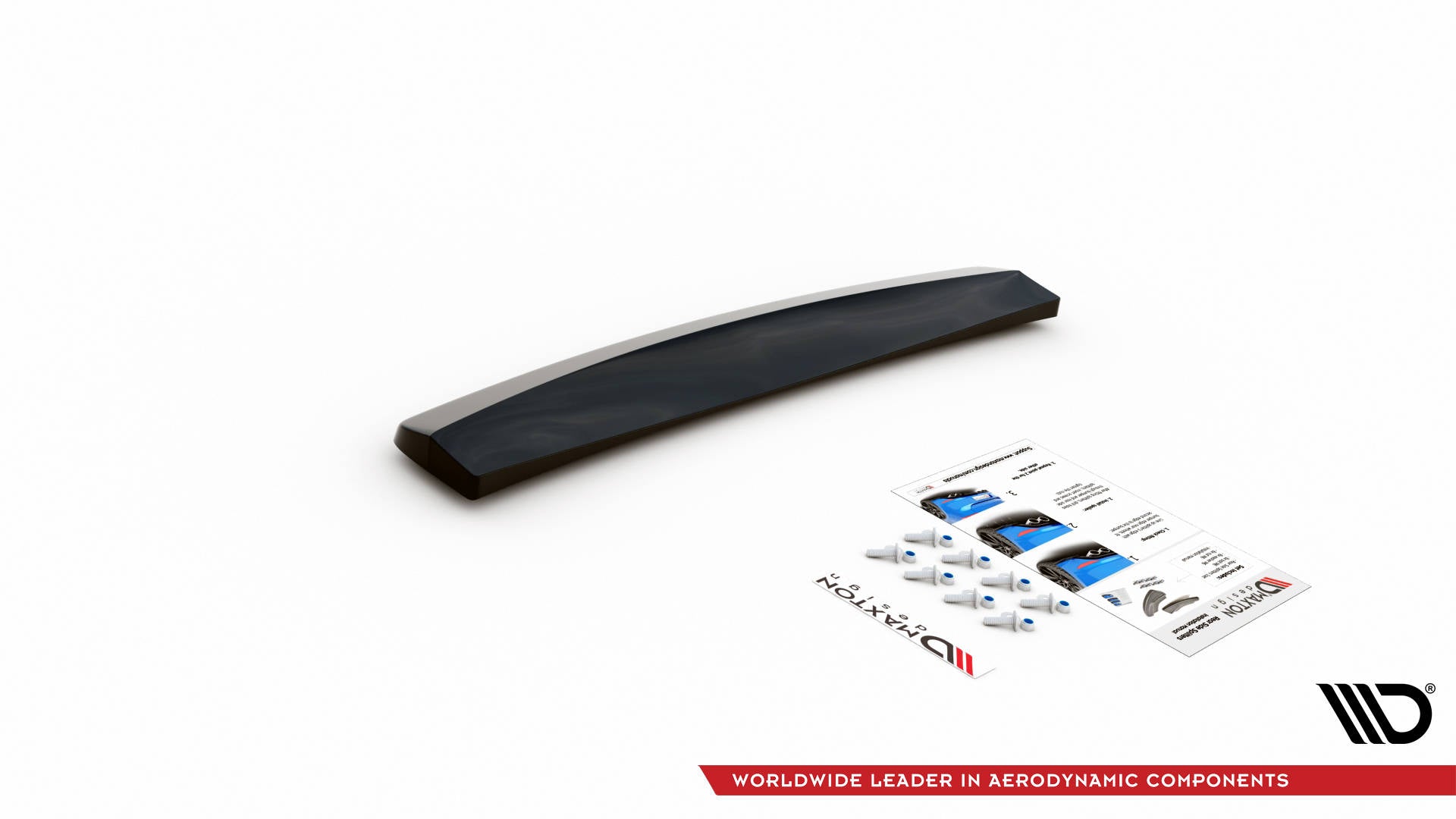 Maxton Design Heckansatz Seat Exeo schwarz Hochglanz für Seat Exeo Limousine