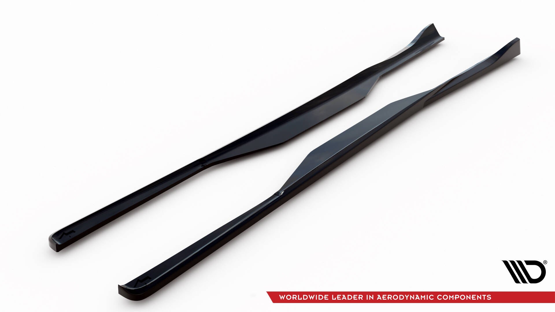 Maxton Design Street+ Seitenschweller Leisten passend für Chevrolet Corvette C6 schwarz Hochglanz
