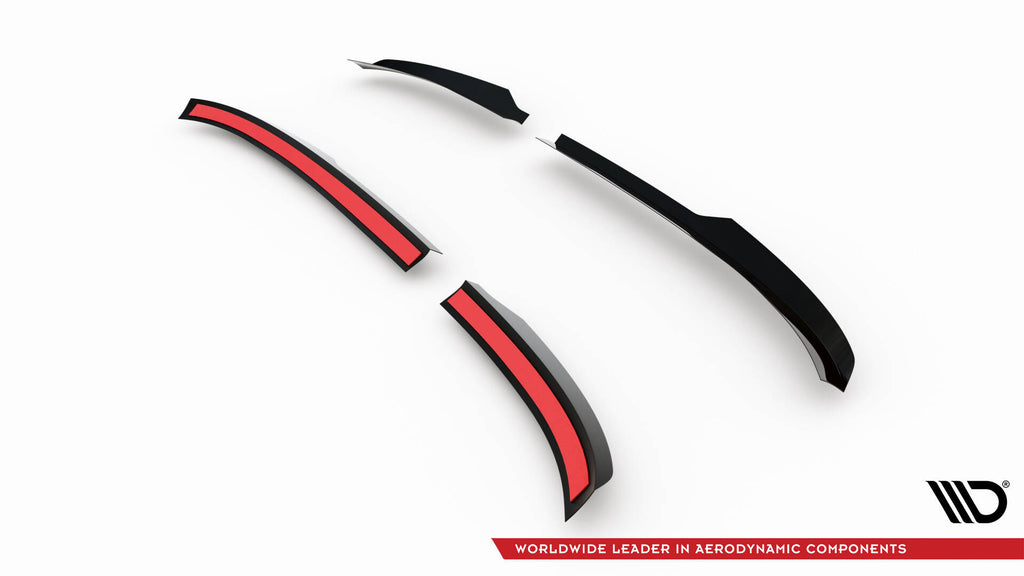 Maxton Design Spoiler CAP passend für Mercedes-Benz T W420 schwarz Hochglanz