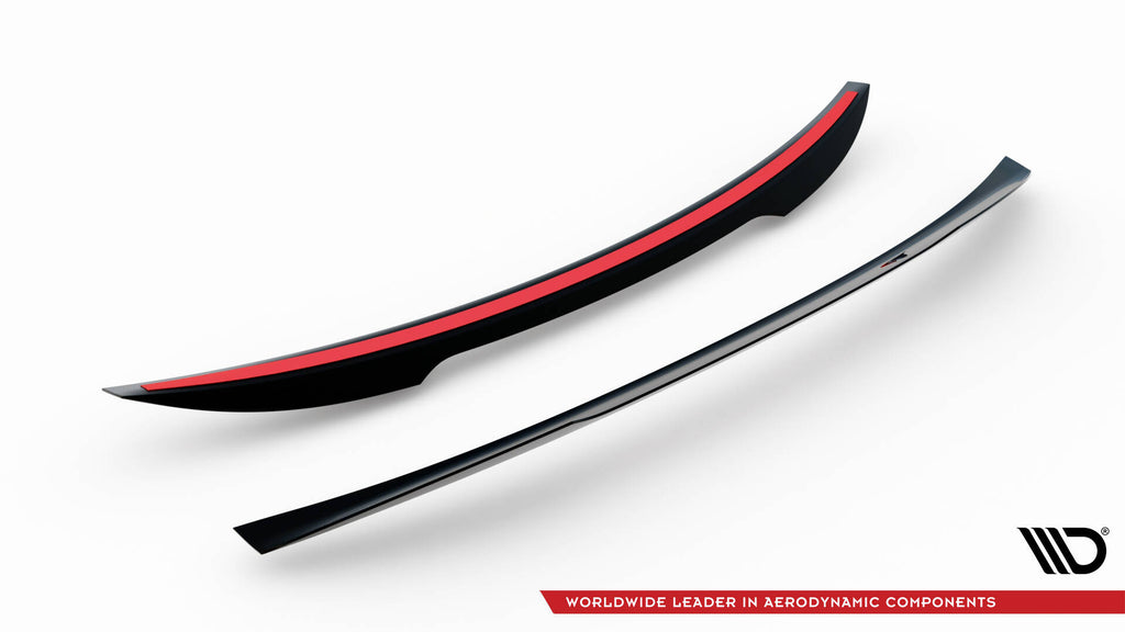 Maxton Design Spoiler CAP passend für Jaguar XE R-Dynamic X760 Facelift schwarz Hochglanz