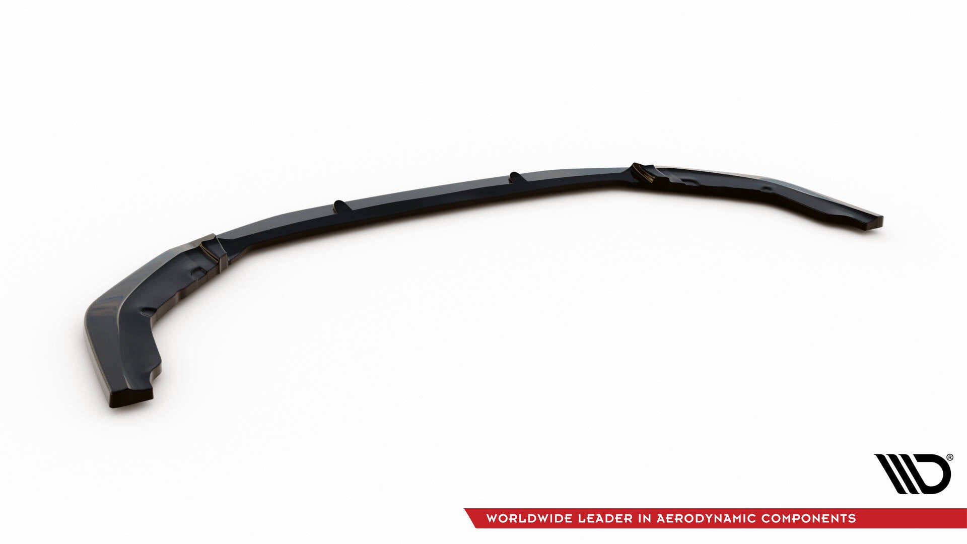 Maxton Design Street+ Spoilerlippe Front Ansatz V.2 passend für Suzuki Vitara S Mk2 schwarz Hochglanz