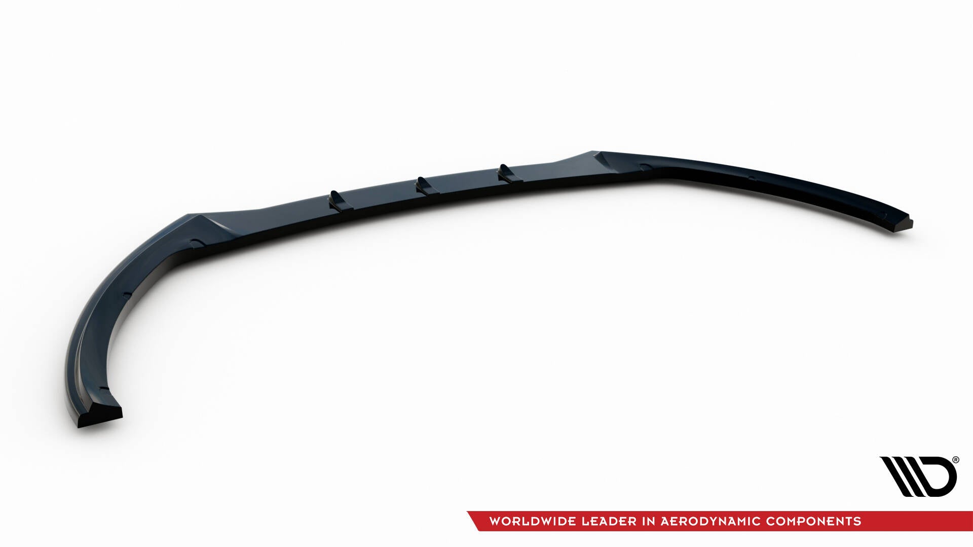 Maxton Design Street+ Spoilerlippe Front Ansatz V.1 passend für Ford Focus ST Mk3 FL schwarz Hochglanz